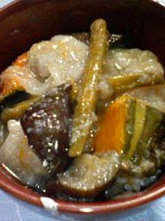 ナスとレンコンの野菜たっぷり丼-レシピのメイン写真