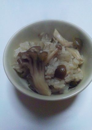 ヘルシーきのこご飯-レシピのメイン写真