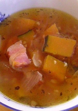 かぼちゃとベーコンのスープ-レシピのメイン写真