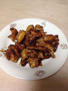 おつまみに☆フライパンで鶏皮の焼鳥-レシピのメイン写真