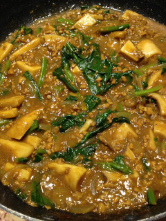 簡単♪ほうれん草とエリンギのキーマカレー-レシピのメイン写真