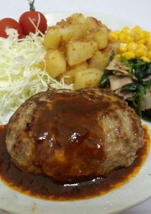 簡単本格ふっくらジューシーハンバーグ☆-レシピのメイン写真