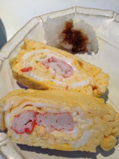 麺つゆで簡単・だし巻き卵カニカマ入り-レシピのメイン写真