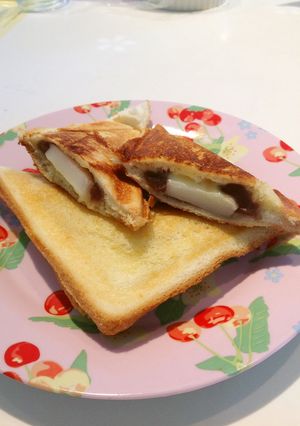 あんモッチーズのホットサンド♡-レシピのメイン写真