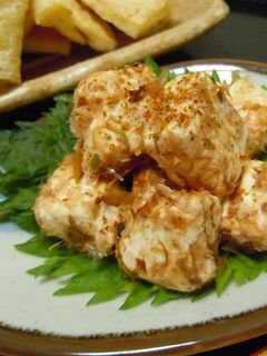クリームチーズのおかか醤油和え♪-レシピのメイン写真