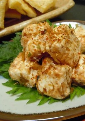 クリームチーズのおかか醤油和え♪-レシピのメイン写真