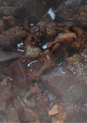 鹿レバー・余り肉のぼっかけ風煮込み-レシピのメイン写真
