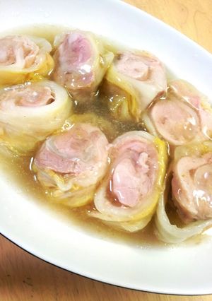 鶏モモと白菜の柚子胡椒あん-レシピのメイン写真