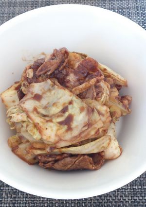 材料これだけ!シャキッとキャベツの回鍋肉-レシピのメイン写真