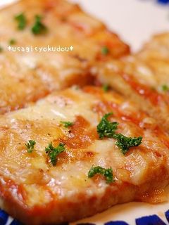 ピザ風厚揚げのチーズ焼き-レシピのメイン写真