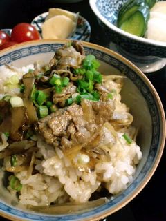 牛ごぼうの混ぜごはん-レシピのメイン写真
