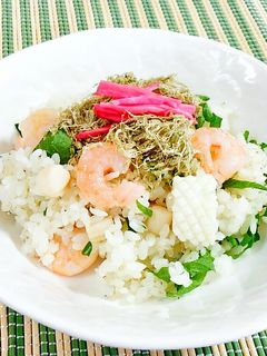 シーフードミックスと大葉で簡単お寿司♪-レシピのメイン写真