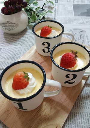 なめらかプリン-レシピのメイン写真