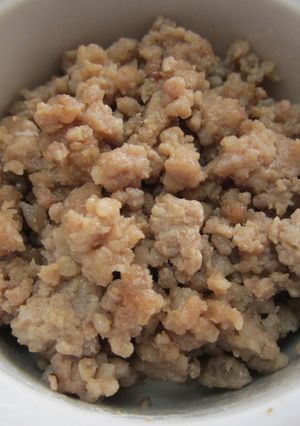 我が家の好物、ひき肉そぼろ-レシピのメイン写真
