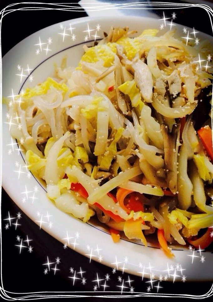 野菜としらたきのたらこ炒め-レシピのメイン写真