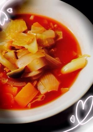 トマトジュースで＊簡単トマトスープ-レシピのメイン写真