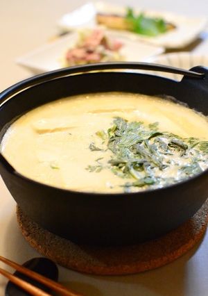 豆乳で体も心もぽっかぽか濃厚豆腐鍋-レシピのメイン写真