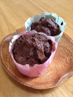 バターなし☆ 混ぜるだけのチョコマフィン-レシピのメイン写真