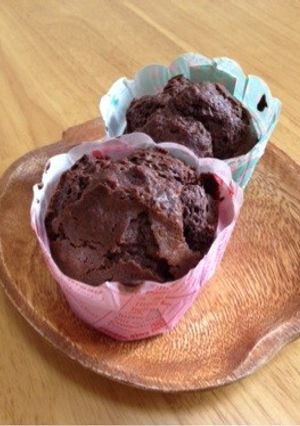 バターなし☆ 混ぜるだけのチョコマフィン-レシピのメイン写真