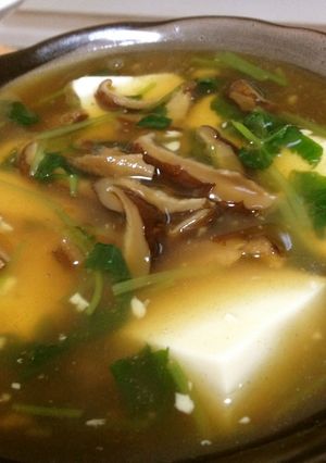 【ヘルシー】豆腐のとろ～り椎茸あんかけ-レシピのメイン写真
