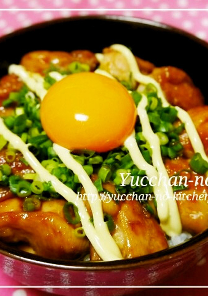 うまうま♡鶏肉のてりやき☆簡単ネギマヨ丼-レシピのメイン写真