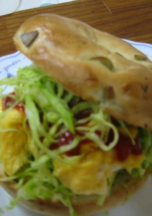 ベーグルサンド　ホットサンド風-レシピのメイン写真