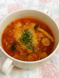 トマト缶deミネストローネ-レシピのメイン写真