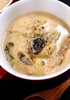 白菜の味噌ミルクスープ-レシピのメイン写真