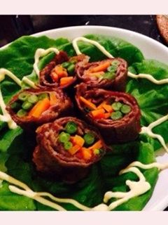 野菜の肉巻きロール-レシピのメイン写真