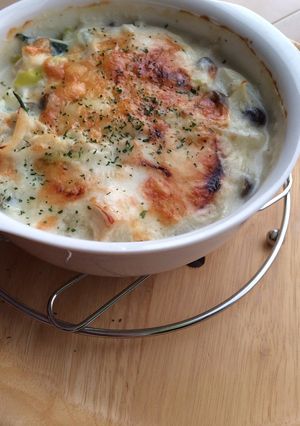 ササミと冬の旬野菜のグラタン-レシピのメイン写真