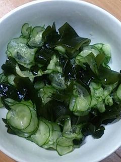 ☆きゅうりとわかめの酢の物☆-レシピのメイン写真