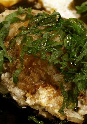 ヘルシーなシソおろし豆腐ハンバーグ♪-レシピのメイン写真