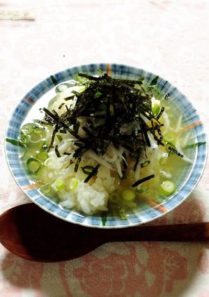 残った味噌汁で☆簡単しらす雑炊風♬-レシピのメイン写真