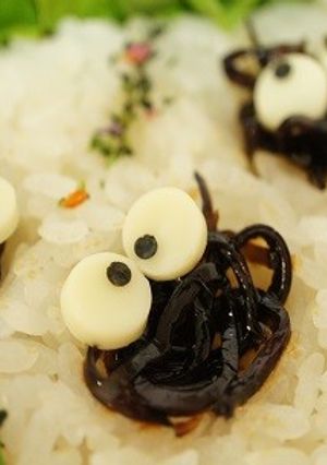 詰めるだけでまっくろくろすけ弁当♪-レシピのメイン写真