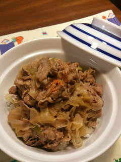 簡単で 美味しい 牛丼♪-レシピのメイン写真