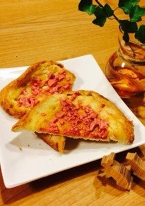 朝からシフク♡苺チョコトースト-レシピのメイン写真