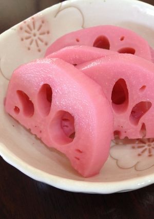かわいい♡ピンクのれんこん-レシピのメイン写真