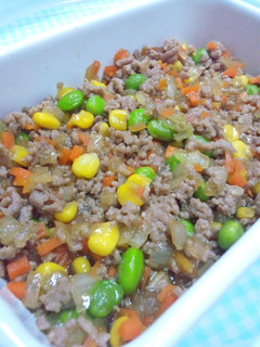 野菜たっぷり挽き肉そぼろ-レシピのメイン写真