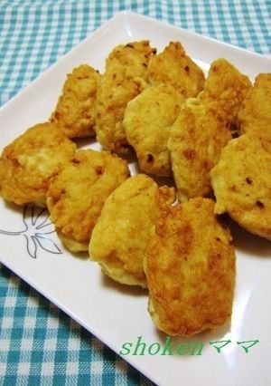 混ぜて焼くだけ～ふわふわチキンナゲット♪-レシピのメイン写真