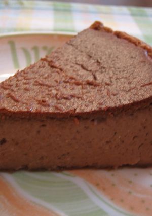 チーズケーキ～チョコレートホイップ味♪-レシピのメイン写真