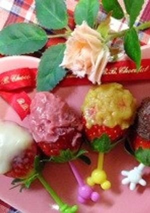 苺のポップでチョコ-レシピのメイン写真