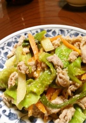 ご飯がはかどる！明太マヨで肉野菜炒め-レシピのメイン写真