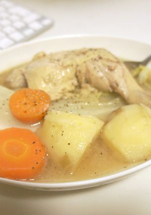 白菜と鳥じゃがのスープ-レシピのメイン写真