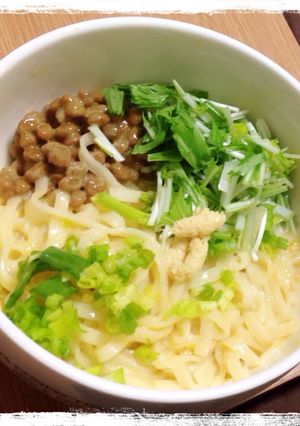 マルちゃん正麺うどんde釜玉-レシピのメイン写真