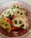 おつまみにも〜蓮根の明太子挟み揚げ☆