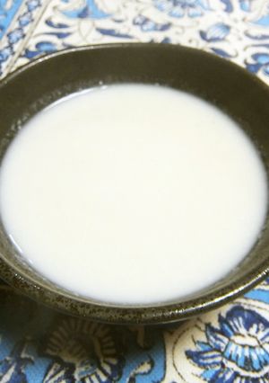 酒粕の甘酒＋牛乳＆砂糖で飲みやすい♪-レシピのメイン写真