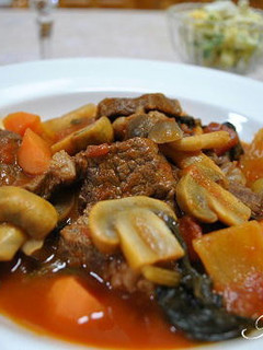 牛肉の赤ワイントマトソース煮-レシピのメイン写真
