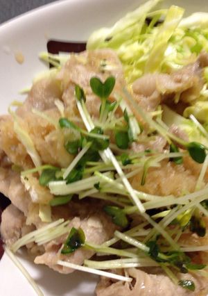 簡単さっぱり！豚ロースのおろしポン酢かけ-レシピのメイン写真