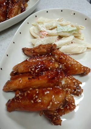 ご飯おかわり甘辛濃厚やみつき手羽中-レシピのメイン写真