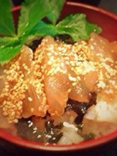 ☆夜食にも♪簡単豪華な秘伝の鯛茶漬け☆-レシピのメイン写真